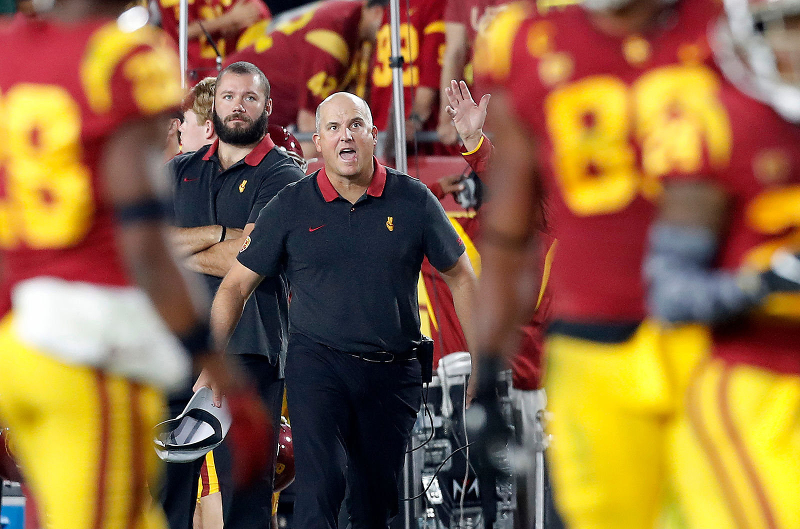 Clay Helton isn't going to make it easy for USC